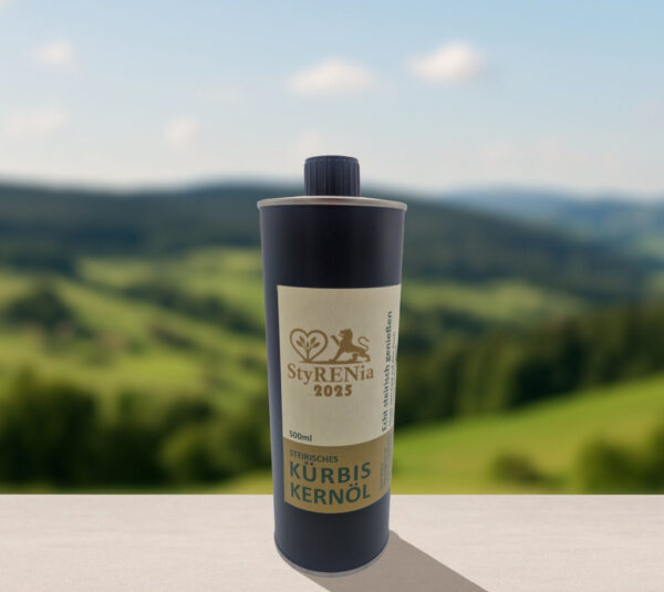 100 % Reines Steirisches Kürbiskernöl – 0,5 Liter
