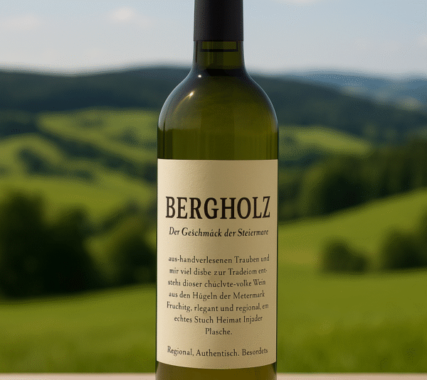 Bergholzwein – Der Geschmack der steirischen Hügel – 0.75 Liter